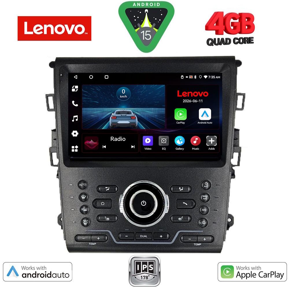 LENOVO LVE 8164_CPAA CLIMA (9inc) MULTIMEDIA TABLET for FORD MONDEO mod. 2014-2023