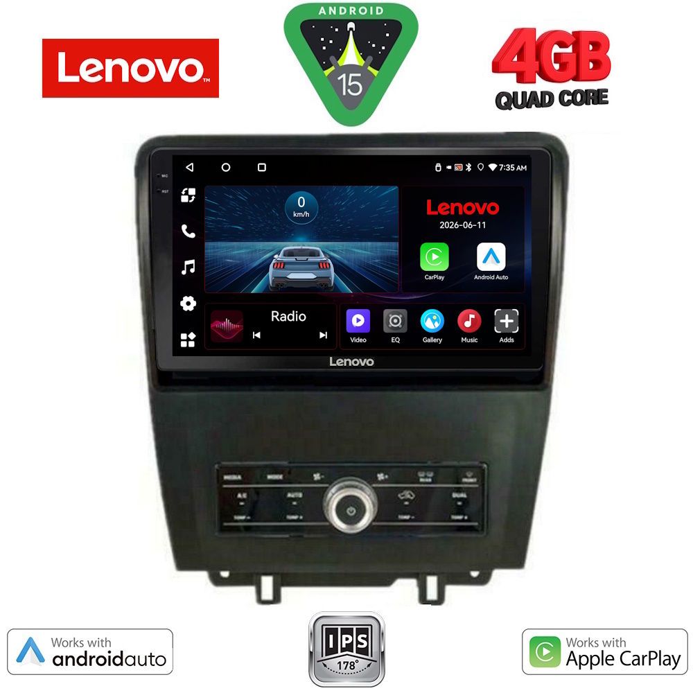 LENOVO LVE 8165_CPAA (9inc) MULTIMEDIA TABLET for FORD MUSTANG mod. 2010-2015