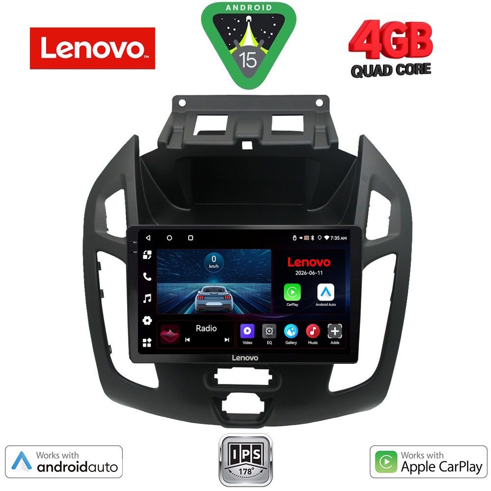 LENOVO LVE 8176_CPAA (9inc) MULTIMEDIA TABLET for FORD TRANSIT CONNECT mod. 2013-2018