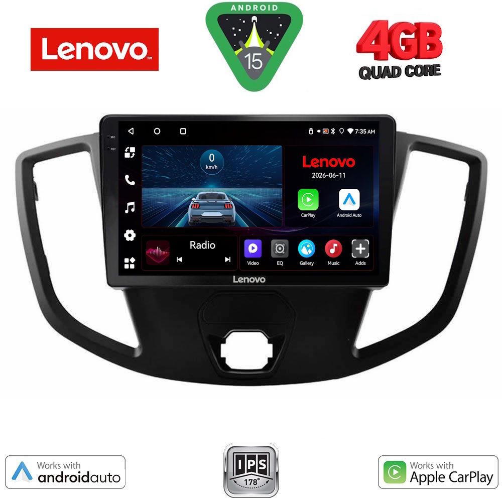 LENOVO LVE 8179_CPAA (9inc) MULTIMEDIA TABLET for FORD TRANSIT mod. 2014-2020