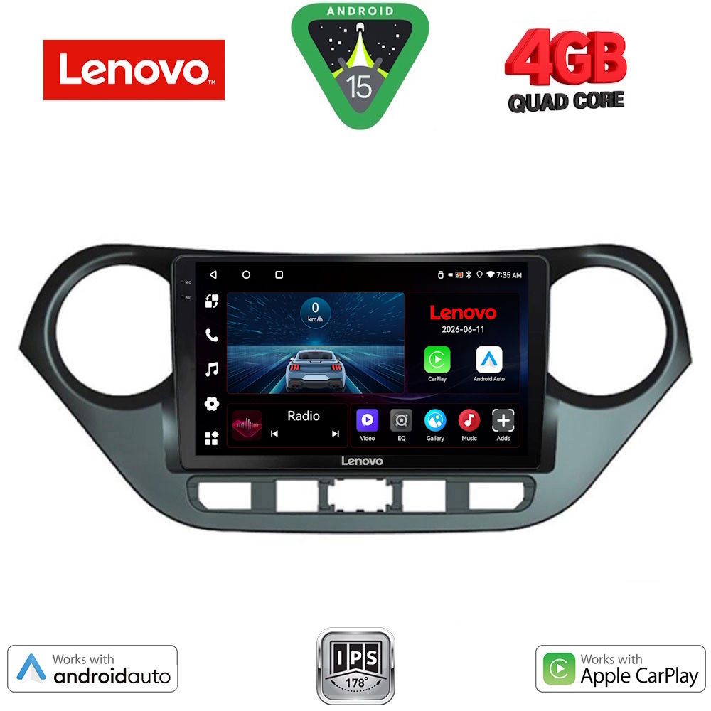 LENOVO LVE 8224_CPAA (9inc) MULTIMEDIA TABLET for HYUNDAI i10 mod. 2014-2020
