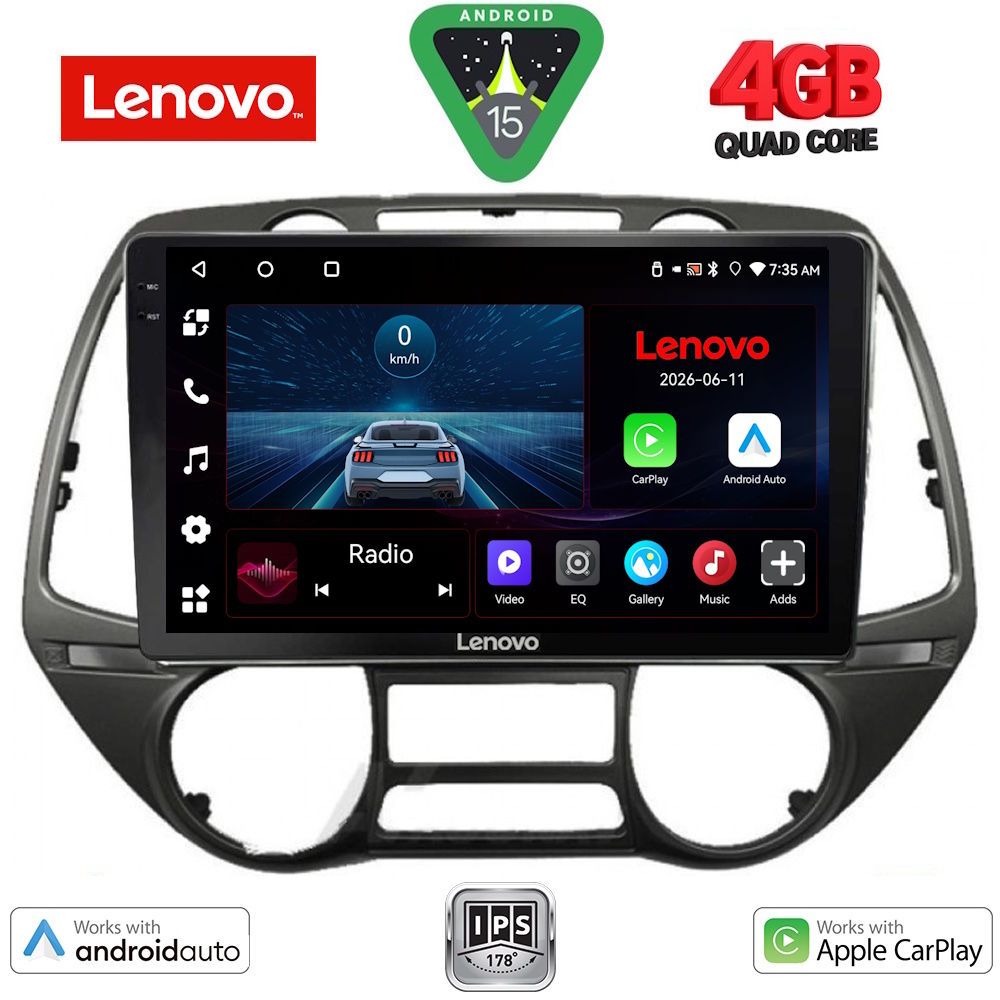 LENOVO LVE 8226_CPAA  (9inc) MULTIMEDIA TABLET for HYUNDAI i20 mod. 2008-2014