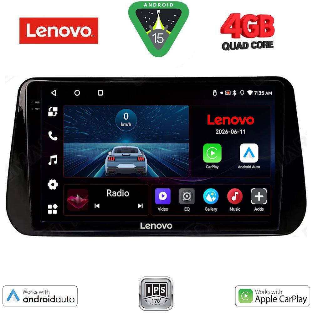 LENOVO LVE 8238B_CPAA (10inc) MULTIMEDIA TABLET for HYUNDAI IX45 - SANTA FE mod. 2021-2023
