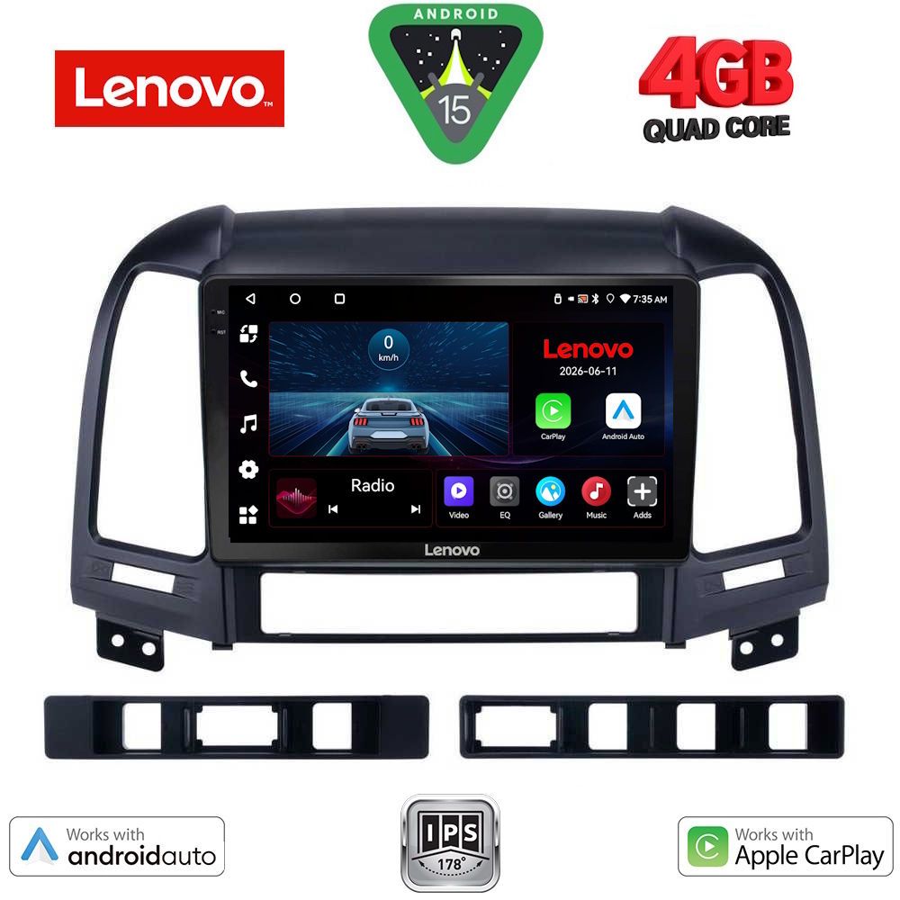LENOVO LVE 8239_CPAA (9inc) MULTIMEDIA TABLET for HYUNDAI SANTA FE  mod. 2005-2013