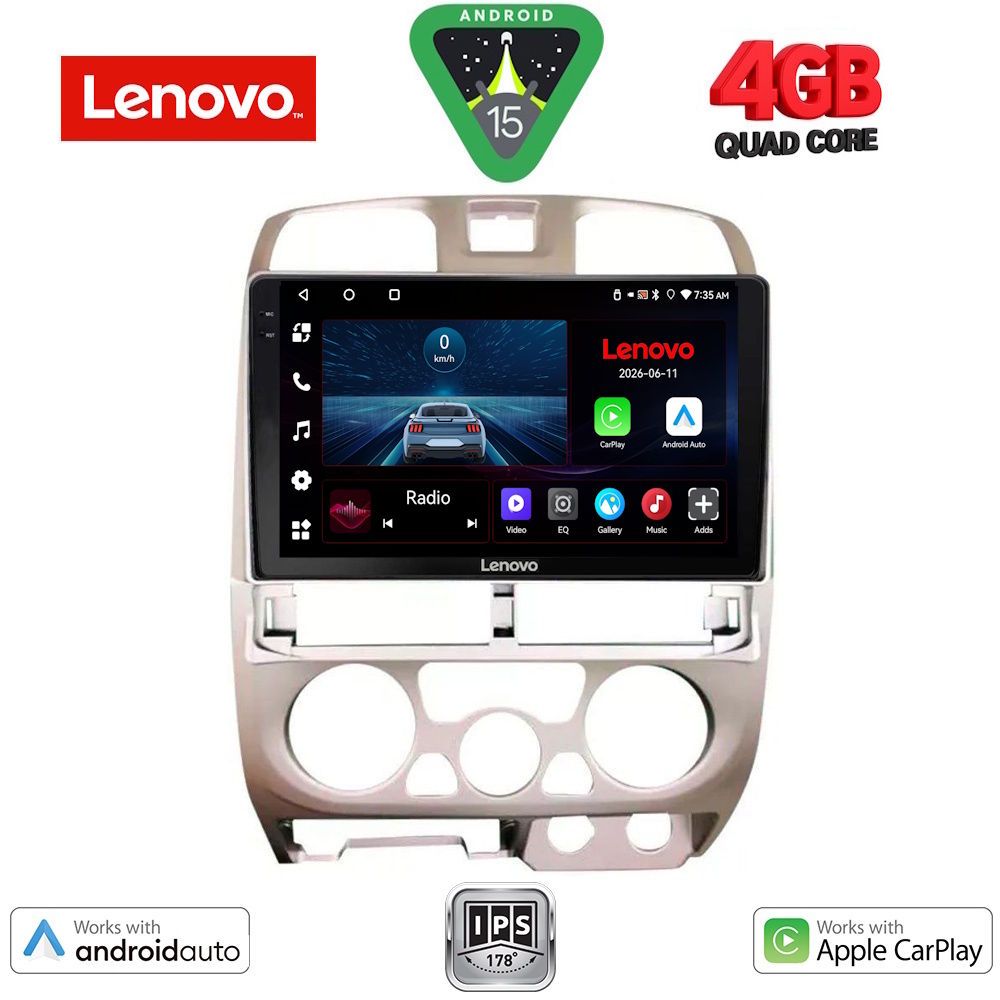 LENOVO LVE 8253SL_CPAA (9inc) MULTIMEDIA TABLET for ISUZU D-MAX mod. 2002-2008  (SILVER)