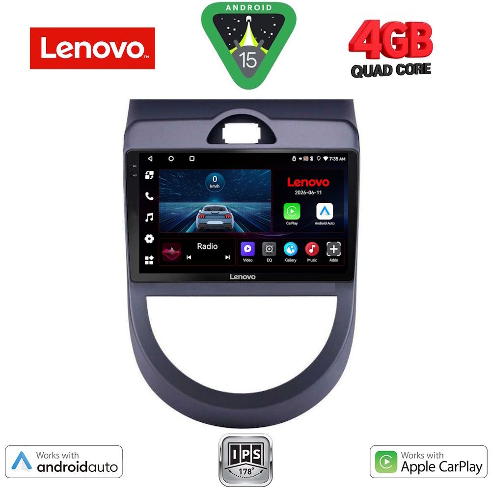 LENOVO LVE 8320_CPAA (9inc) MULTIMEDIA TABLET for KIA SOUL mod. 2008-2013