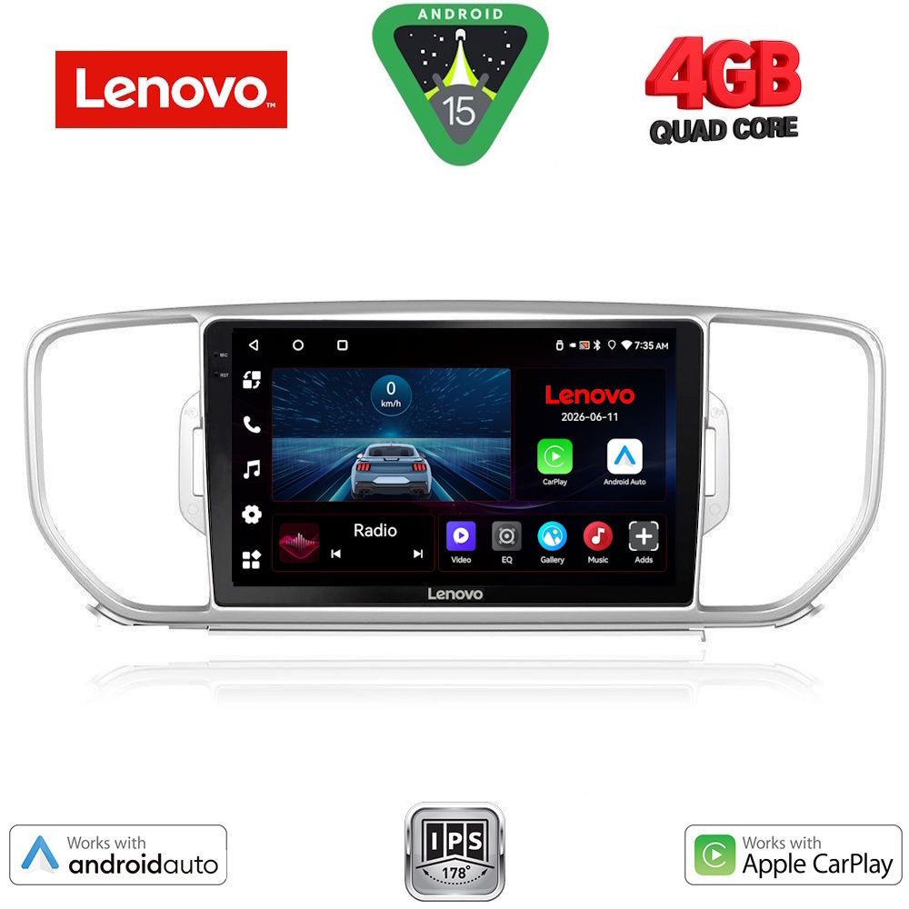 LENOVO LVE 8326_CPAA (9inc) MULTIMEDIA TABLET for KIA SPORTAGE mod. 2015-2018