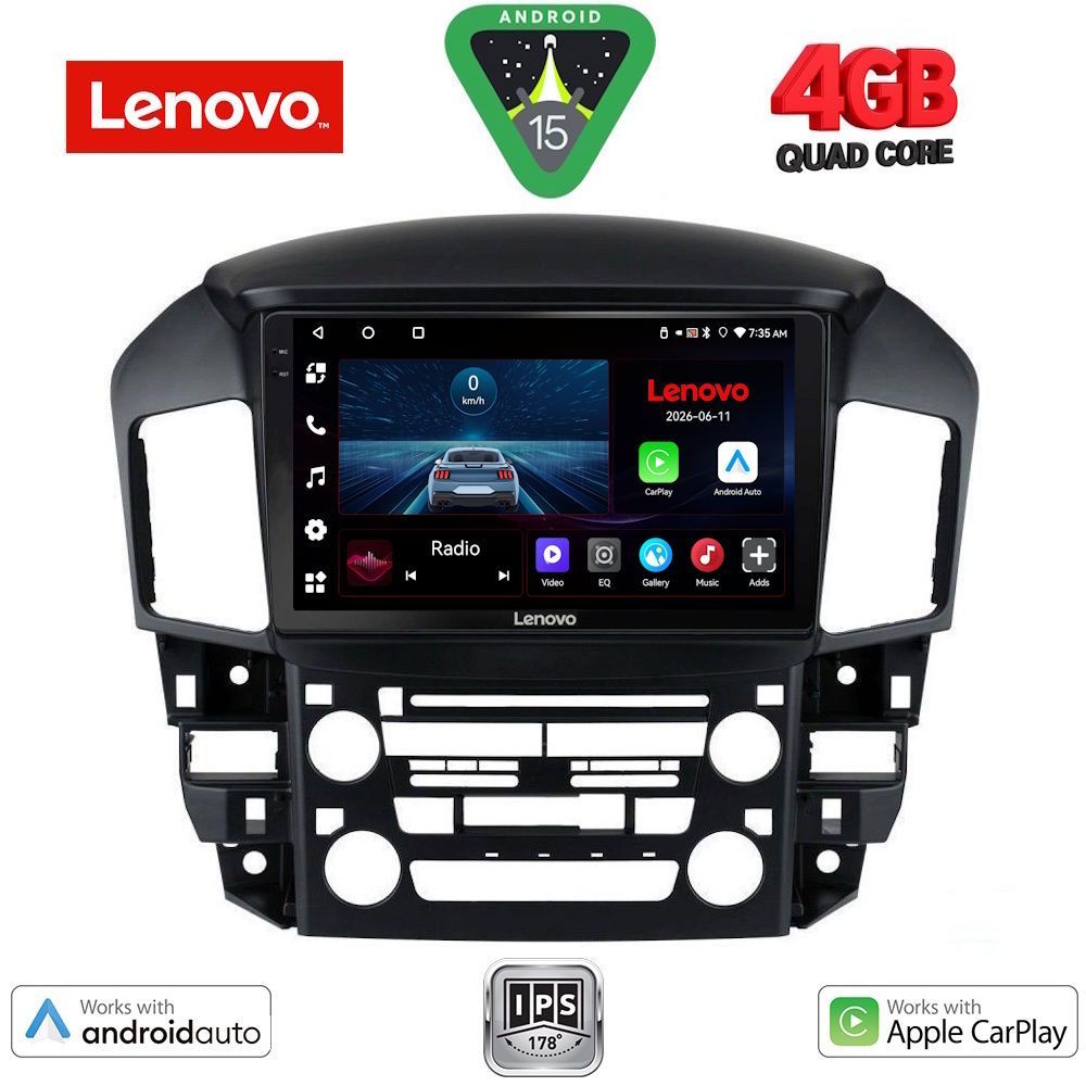 LENOVO LVE 8344_CPAA (9inc) MULTIMEDIA TABLET for LEXUS RX 300 mod. 1998-2003
