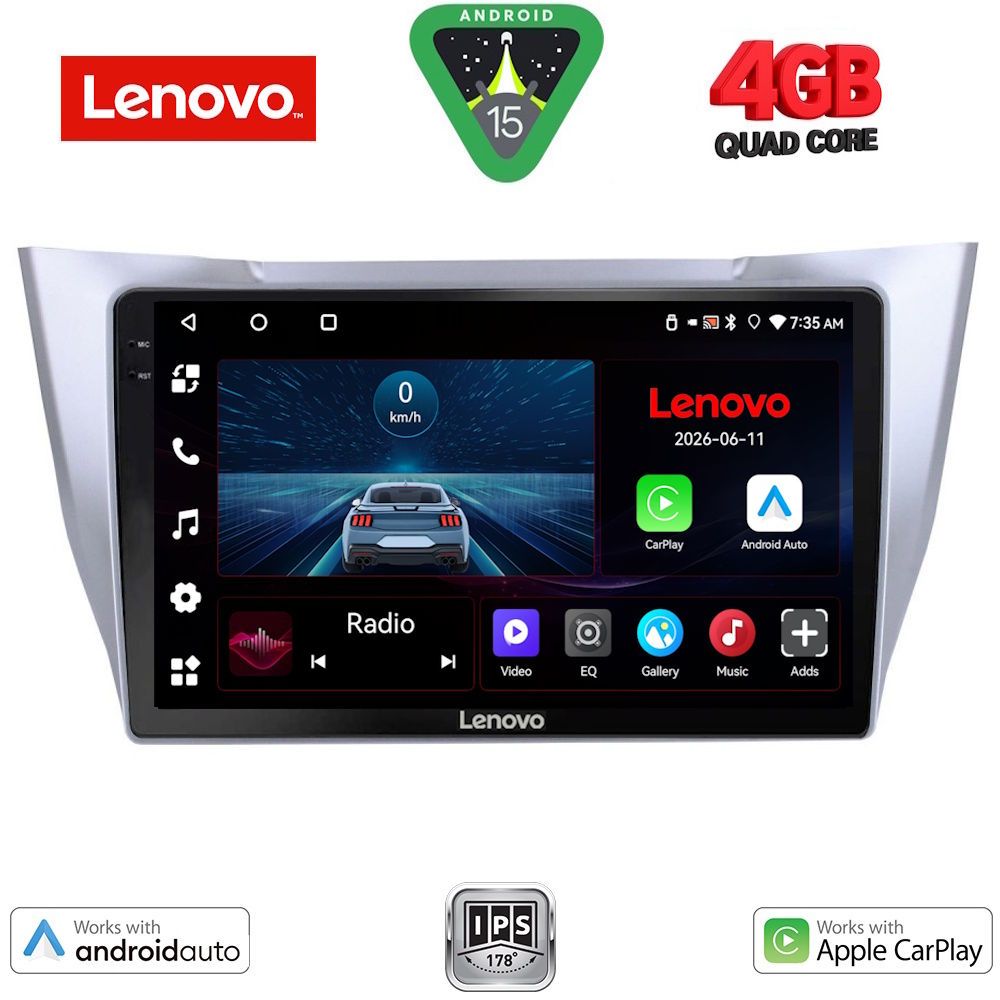 LENOVO LVE 8345SL_CPAA (10inc) MULTIMEDIA TABLET for LEXUS RX 300 – 400 mod. 2003-2008