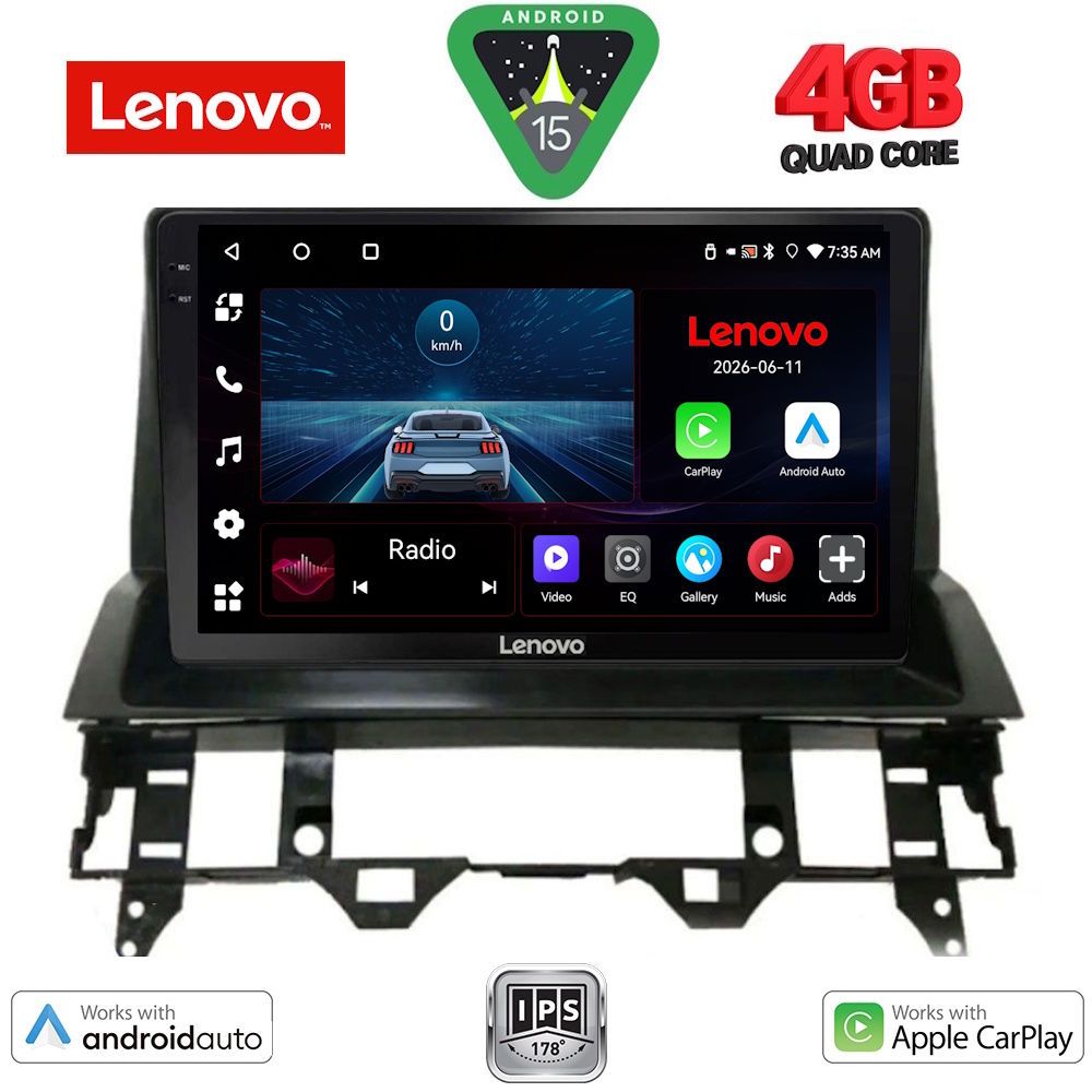 LENOVO LVE 8376_CPAA DASH (10inc) MULTIMEDIA TABLET for MAZDA 6 mod. 2002-2008