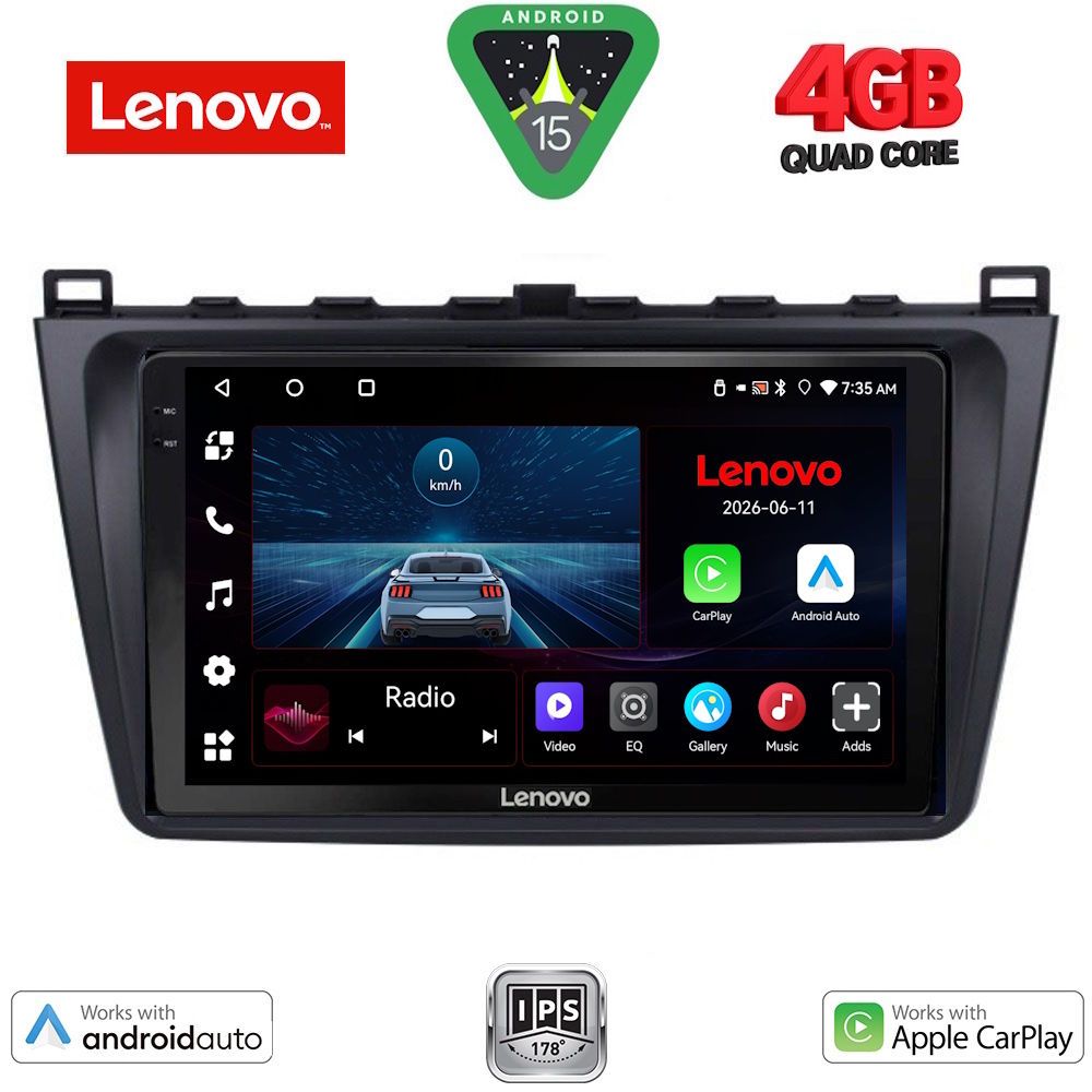 LENOVO LVE 8377_CPAA (9inc) MULTIMEDIA TABLET for MAZDA 6 mod. 2008-2012