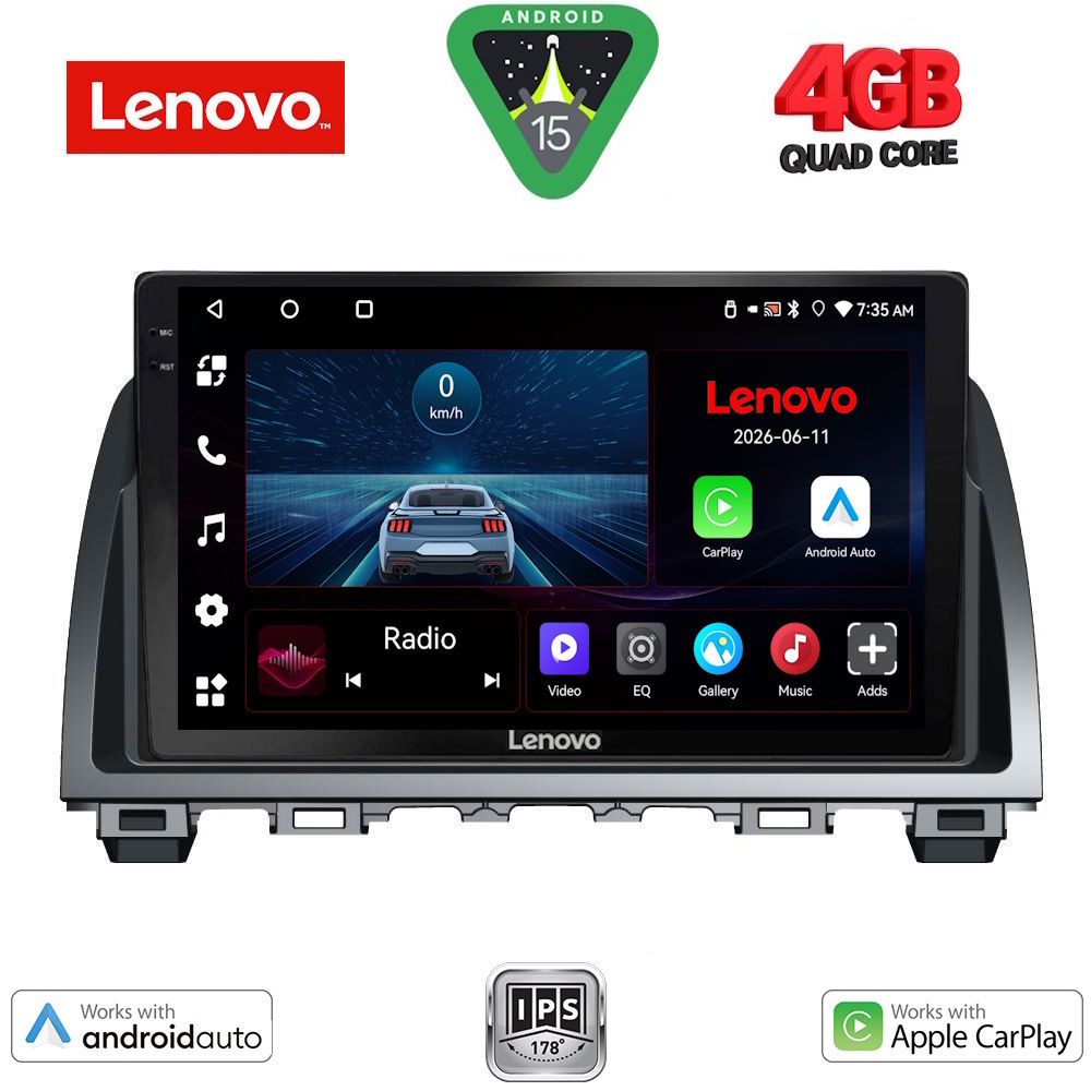 LENOVO LVE 8378_CPAA (9inc) MULTIMEDIA TABLET for MAZDA 6 mod. 2012-2017