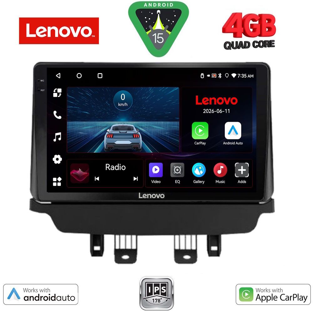 LENOVO LVE 8384_CPAA (9inc) MULTIMEDIA TABLET for MAZDA CX3 mod. 2014-2026
