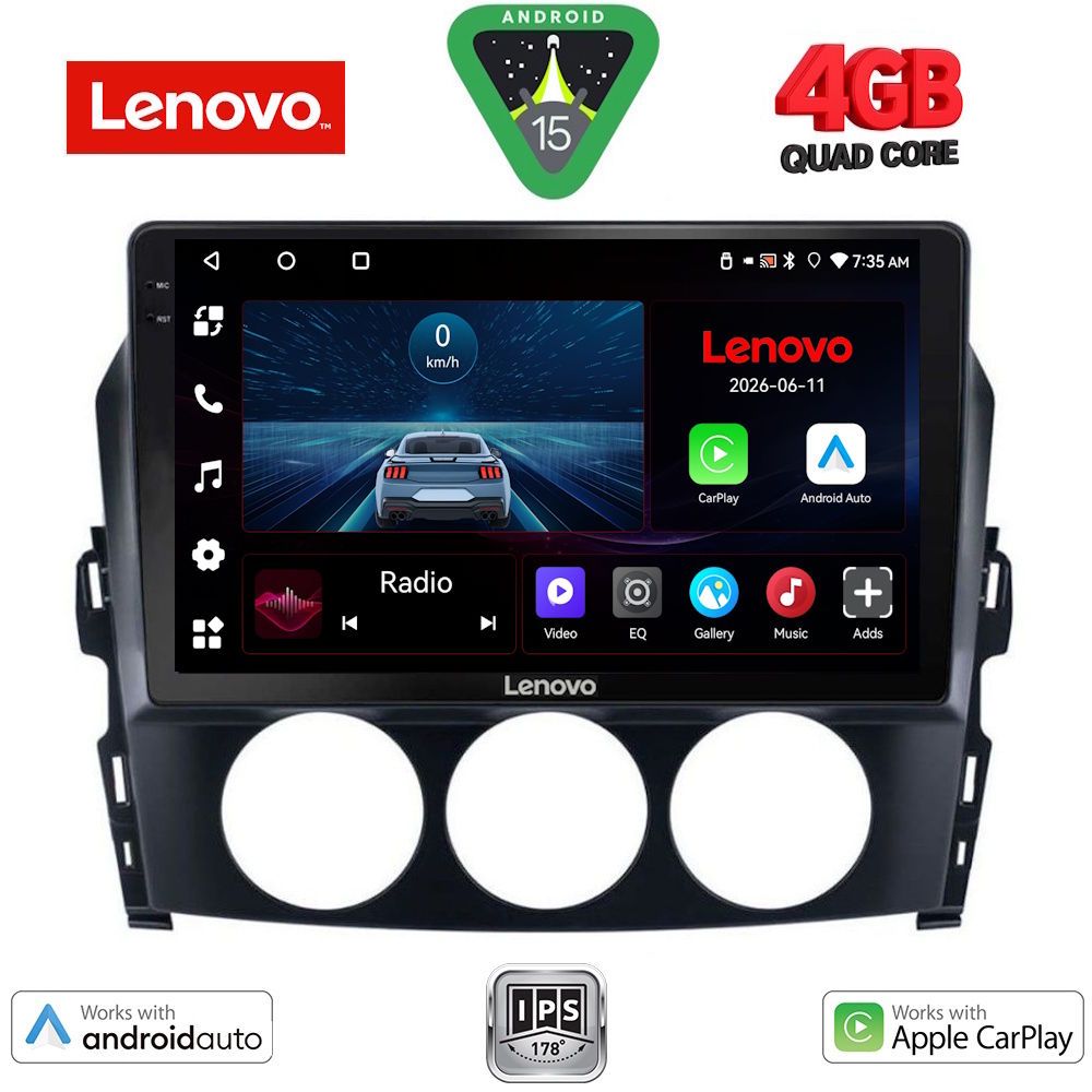 LENOVO LVE 8392_CPAA (9inc) MULTIMEDIA TABLET for MAZDA MX5 mod. 2005-2015