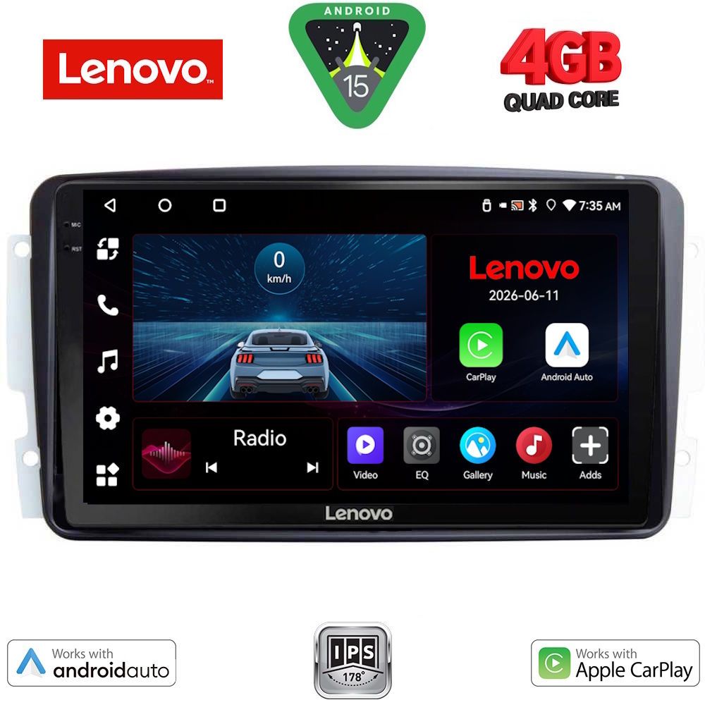 LENOVO LVE 8401_CPAA (9inc) MULTIMEDIA TABLET for MERCEDES CLK (W209) mod. 2000-2004