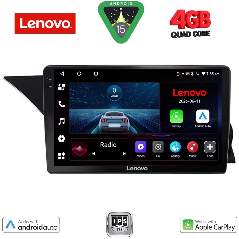 LENOVO LVE 8412_CPAA (NTG 4.5) (9inc) MULTIMEDIA TABLET for MERCEDES GLK (X204) mod. 2013-2017