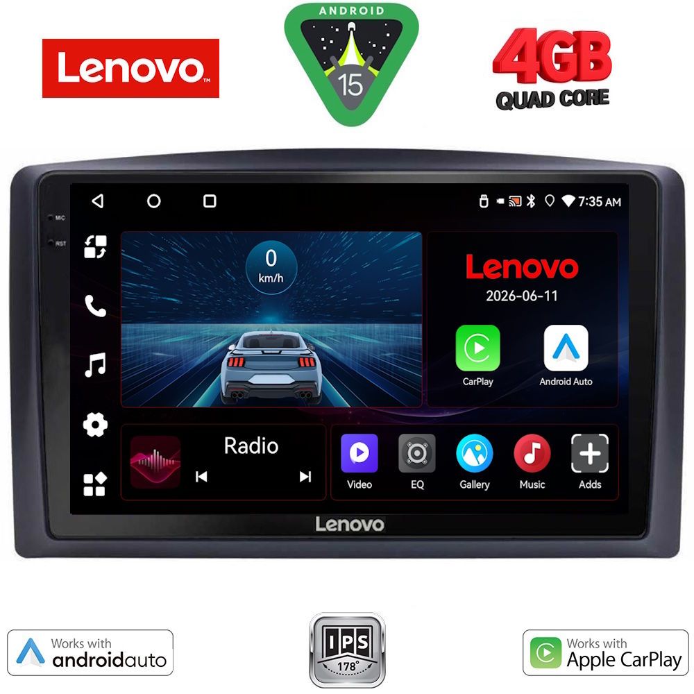 LENOVO LVE 8421_CPAA (10inc) MULTIMEDIA TABLET for MERCEDES VITO – VIANO (W447) mod. 2015-2022