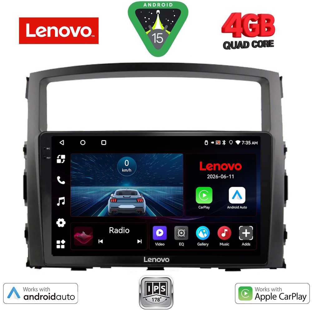LENOVO LVE 8446_CPAA (9inc) MULTIMEDIA TABLET for MITSUBISHI PAJERO mod. 2006-2013