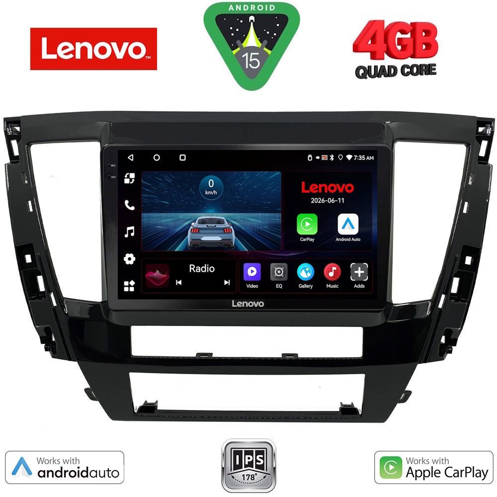 LENOVO LVE 8447S_CPAA (9inc) MULTIMEDIA TABLET for MITSUBISHI PAJERO SPORT mod. 2020+