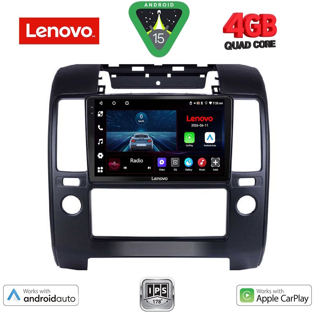 LENOVO LVE 8454_CPAA A/C (9inc) MULTIMEDIA TABLET for NISSAN NAVARA D40 mod. 2006-2011 με A/C