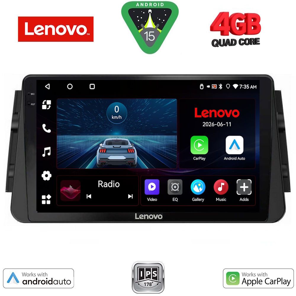 LENOVO LVE 8460_CPAA (9inc) MULTIMEDIA TABLET for NISSAN MICRA mod. 2017-2025