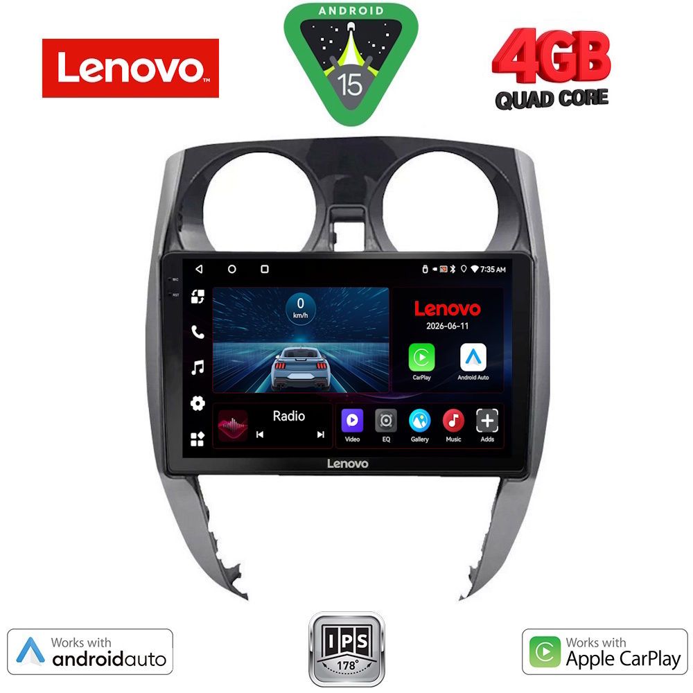 LENOVO LVE 8464_CPAA (10inc) MULTIMEDIA TABLET for NISSAN NOTE mod. 2012-2020