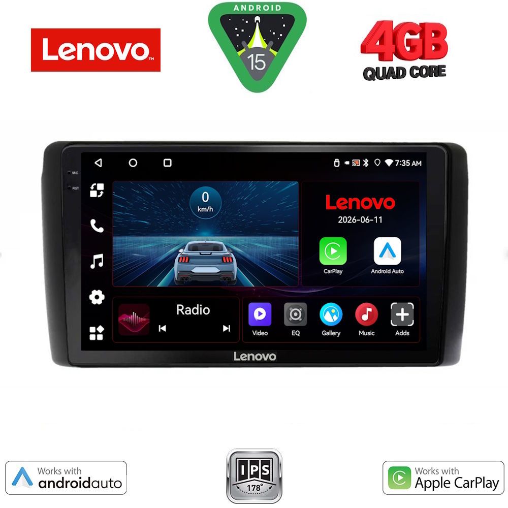 LENOVO LVE 8472_CPAA (9inc) MULTIMEDIA TABLET for NISSAN LEAF mod. 2009-2017