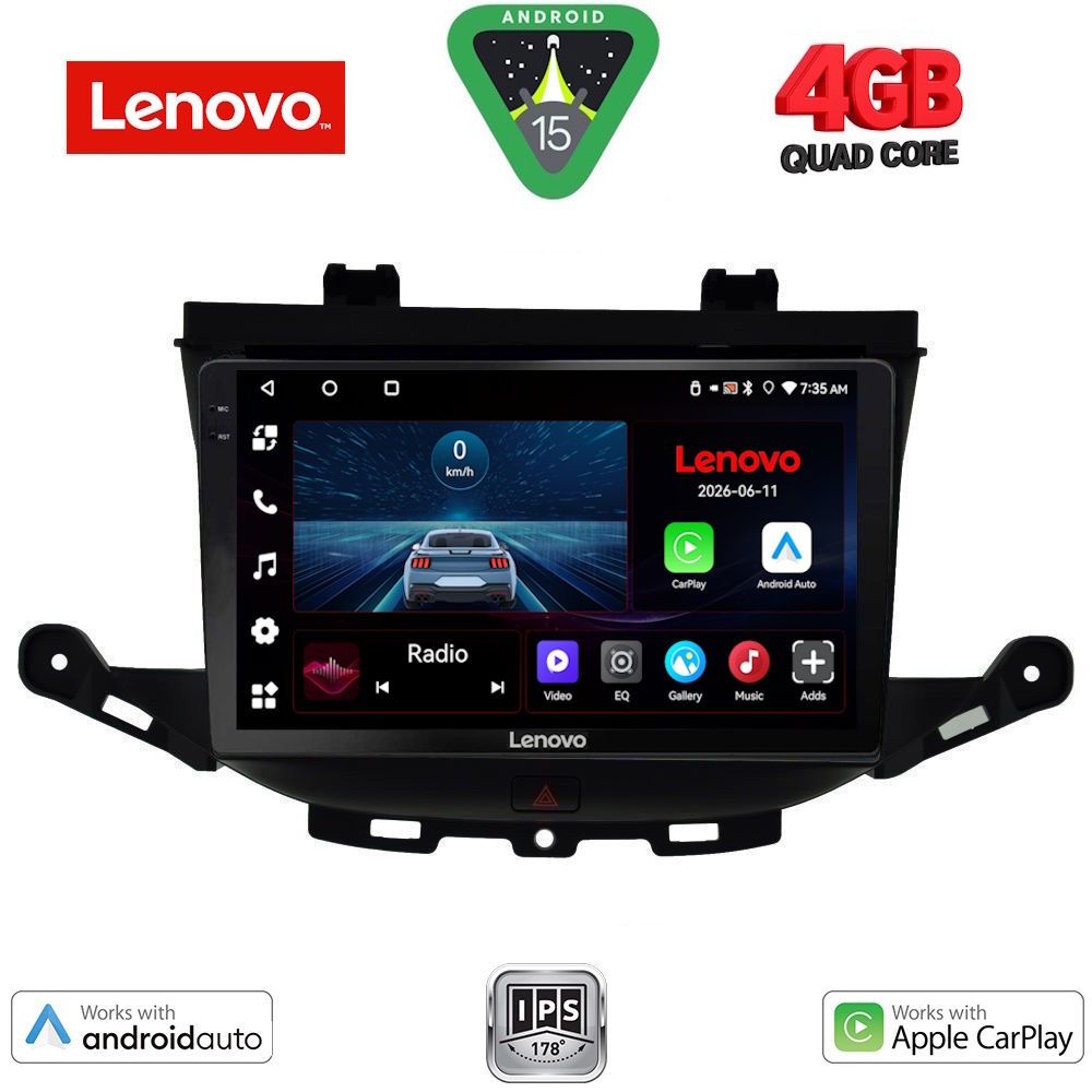LENOVO LVE 8483_CPAA (9inc) MULTIMEDIA TABLET for OPEL ASTRA K mod.2015-2022