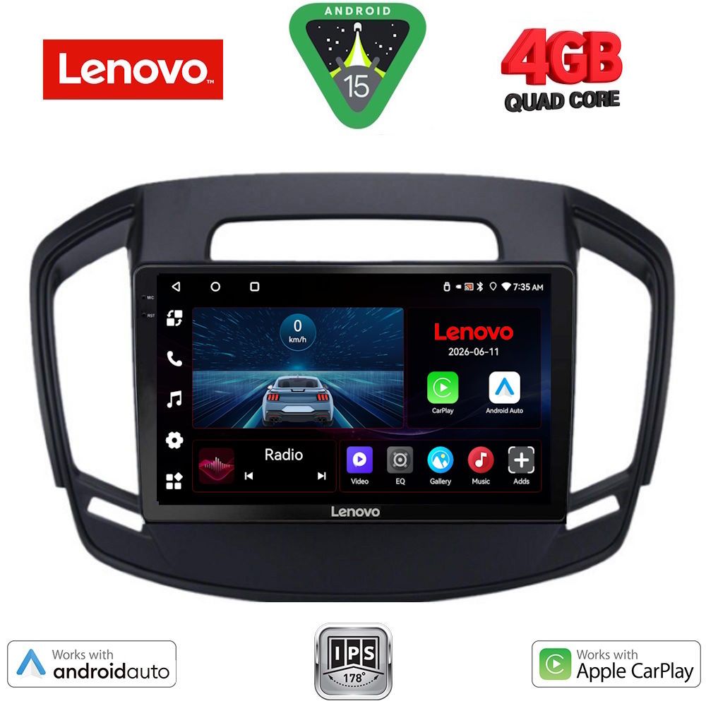 LENOVO LVE 8492_CPAA (9inc) MULTIMEDIA TABLET for OPEL INSIGNIA mod. 2014-2017