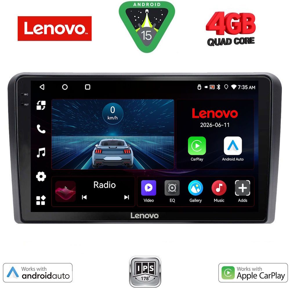 LENOVO LVE 8510_CPAA (9inc) MULTIMEDIA TABLET for CITROEN - PEUGEOT - TOYOTA