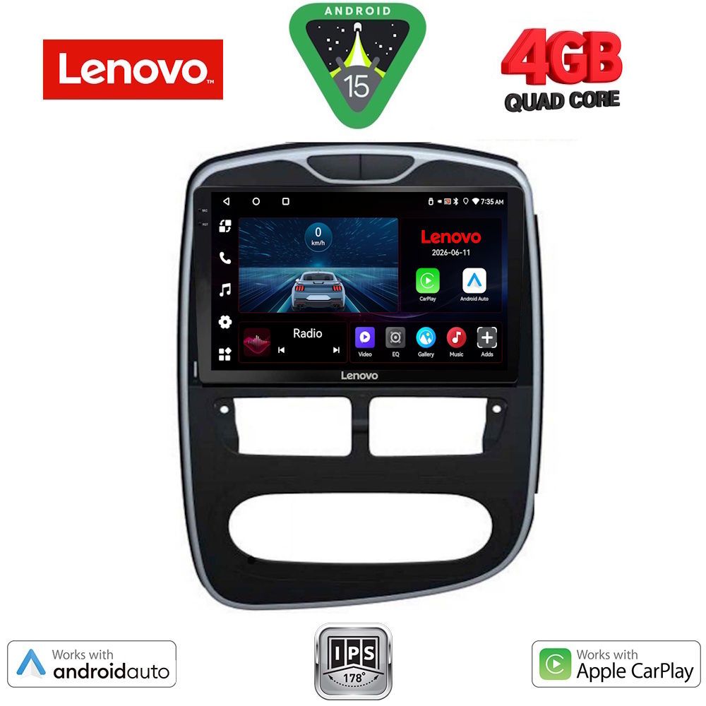 LENOVO LVE 8544_CPAA (10inc) MULTIMEDIA TABLET for RENAULT CLIO mod. 2012-2015
