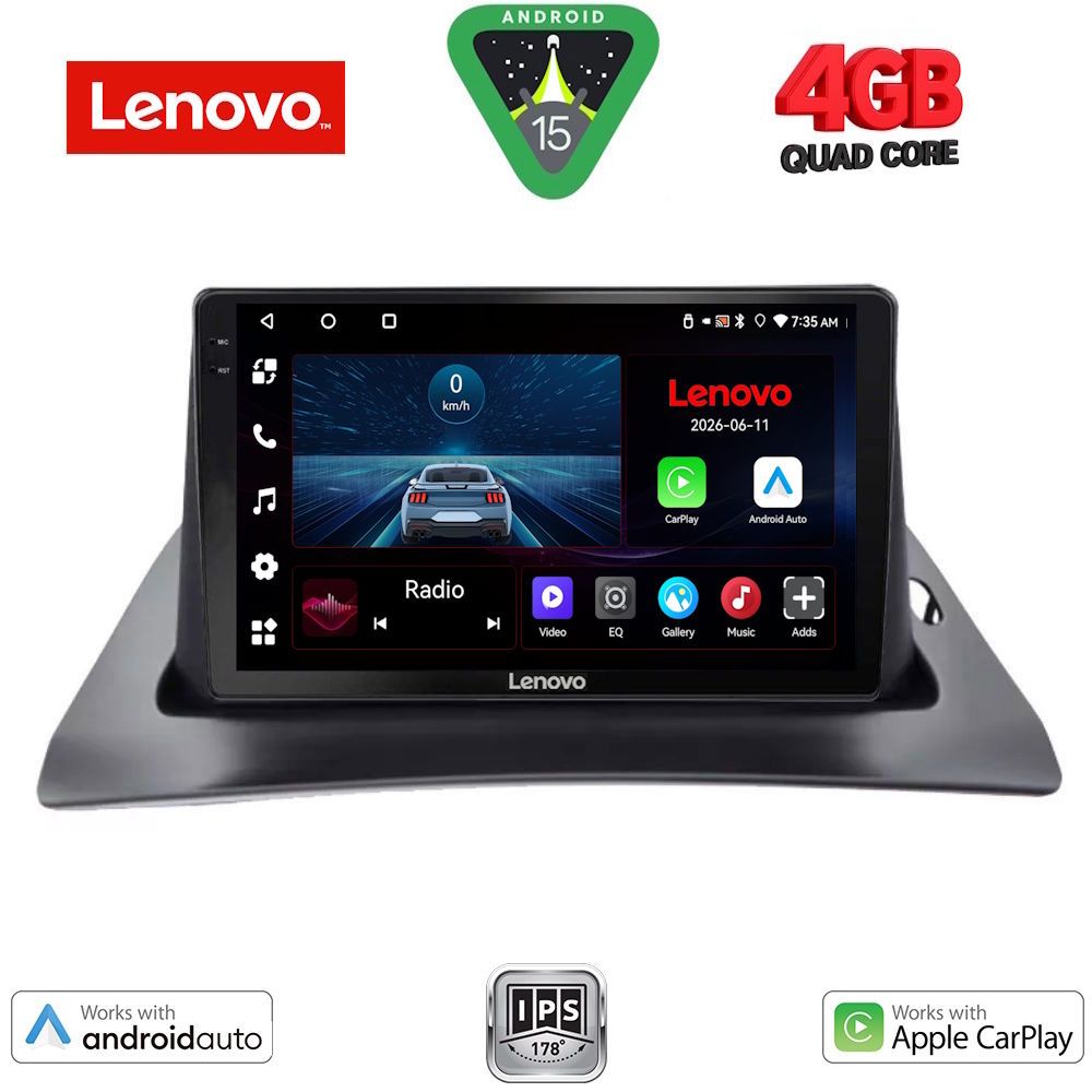 LENOVO LVE 8550_CPAA (9inc) MULTIMEDIA TABLET for RENAULT KANGOO mod. 2010-2021