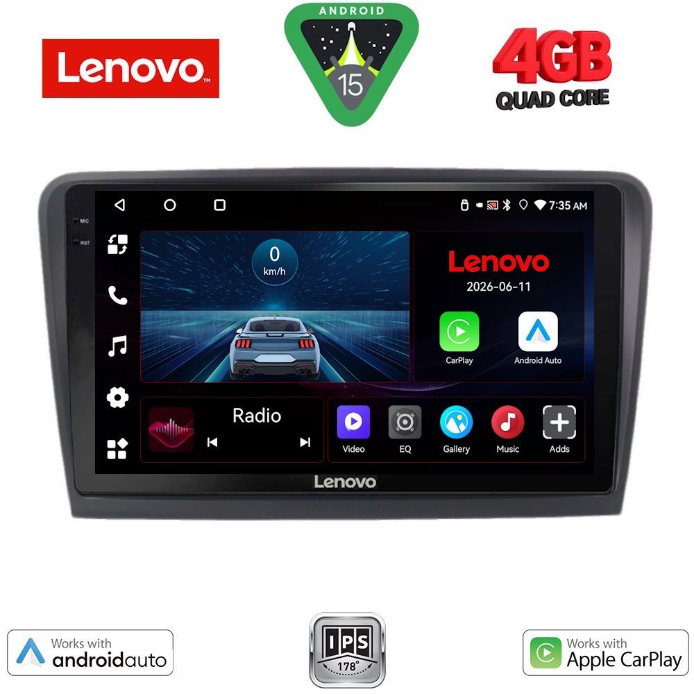 LENOVO LVE 8601_CPAA (9inc) MULTIMEDIA TABLET for  SKODA RAPID  mod. 2012-2023