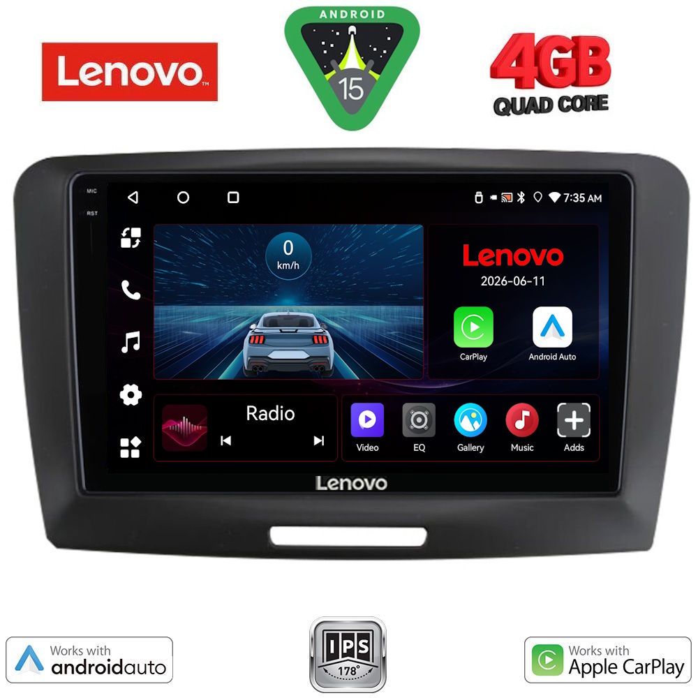 LENOVO LVE 8604A_CPAA (9inc) MULTIMEDIA TABLET for SKODA SUPERB mod. 2008-2015