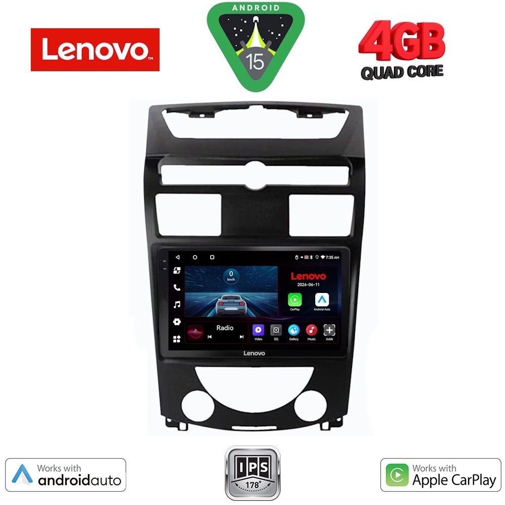 LENOVO LVE 8657_CPAA (10inc) MULTIMEDIA TABLET for SSANGYONG REXTON mod. 2006-2015