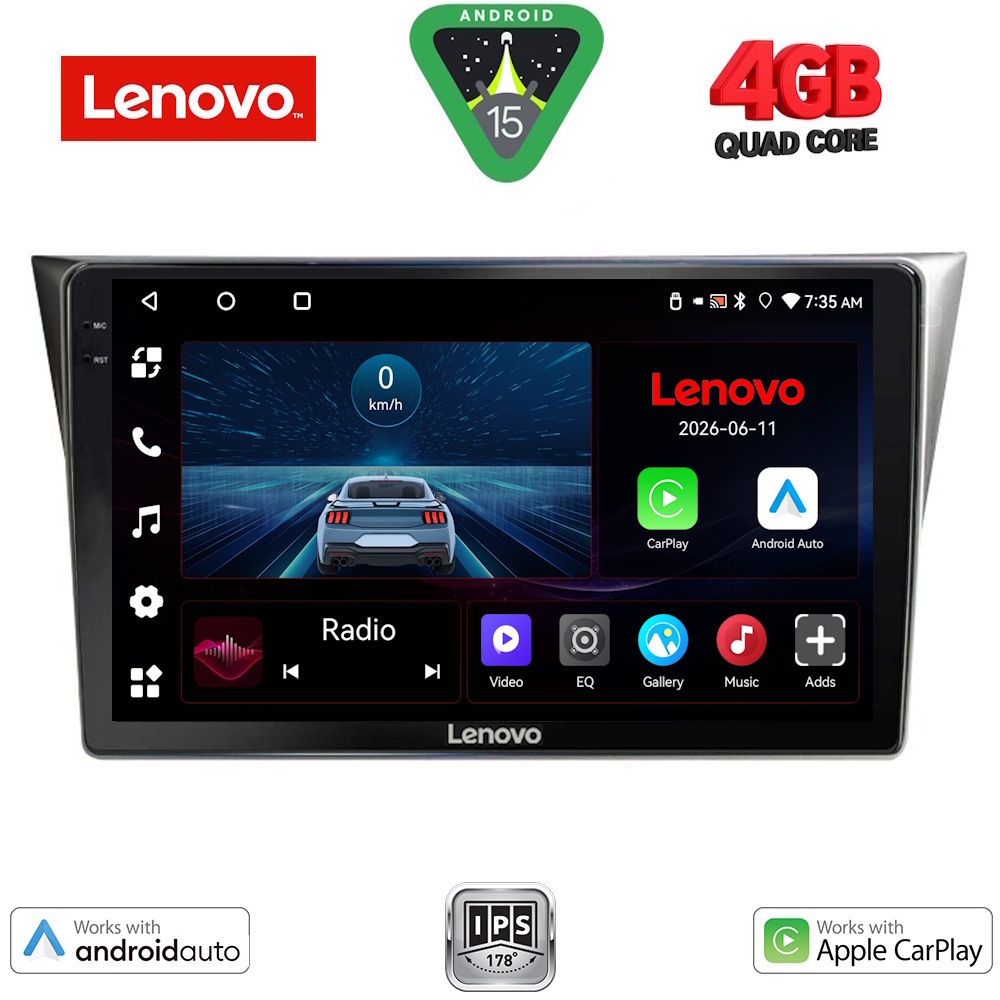 LENOVO LVE 8659_CPAA (9inc) MULTIMEDIA TABLET for SUBARU IMPREZA mod. 2002-2008