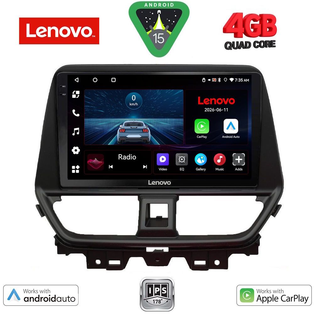 LENOVO LVE 8673_CPAA (9inc) MULTIMEDIA TABLET for SUZUKI BALENO mod. 2022-2026