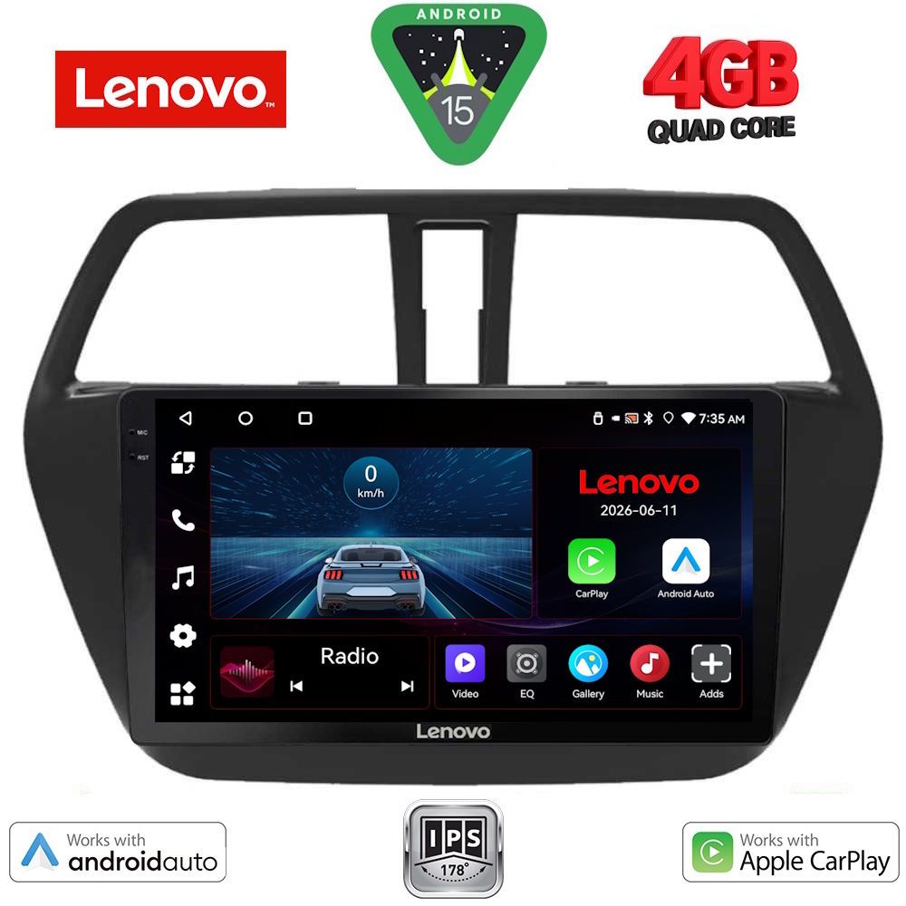 LENOVO LVE 8689_CPAA (9inc) MULTIMEDIA TABLET for SUZUKI SX4 S-CROSS mod. 2014-2021