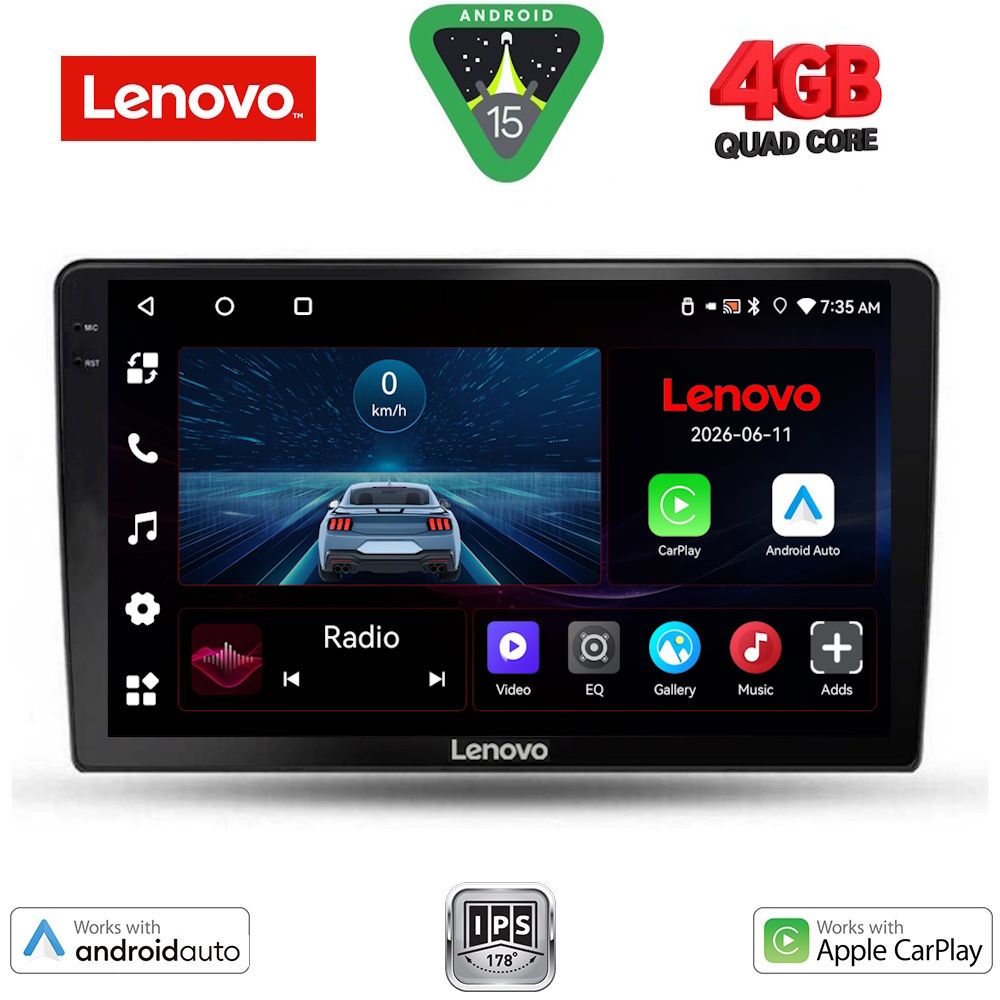 LENOVO LVE 8702_CPAA (9inc) MULTIMEDIA TABLET for TOYOTA AURIS mod. 2007-2012