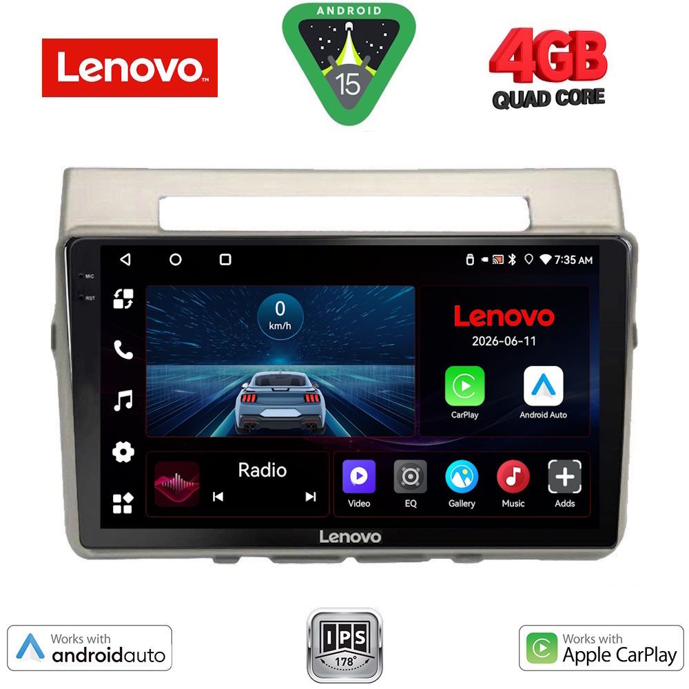 LENOVO LVE 8711B_CPAA (9inc) MULTIMEDIA TABLET for TOYOTA COROLLA VERSO mod. 2004-2009