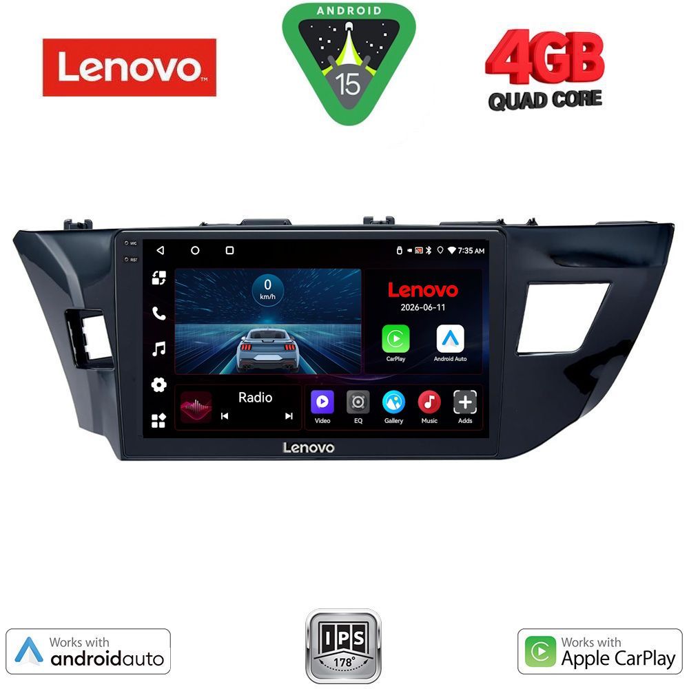 LENOVO LVE 8714MD_CPAA (10inc) MULTIMEDIA TABLET for TOYOTA COROLLA mod. 2013-2016