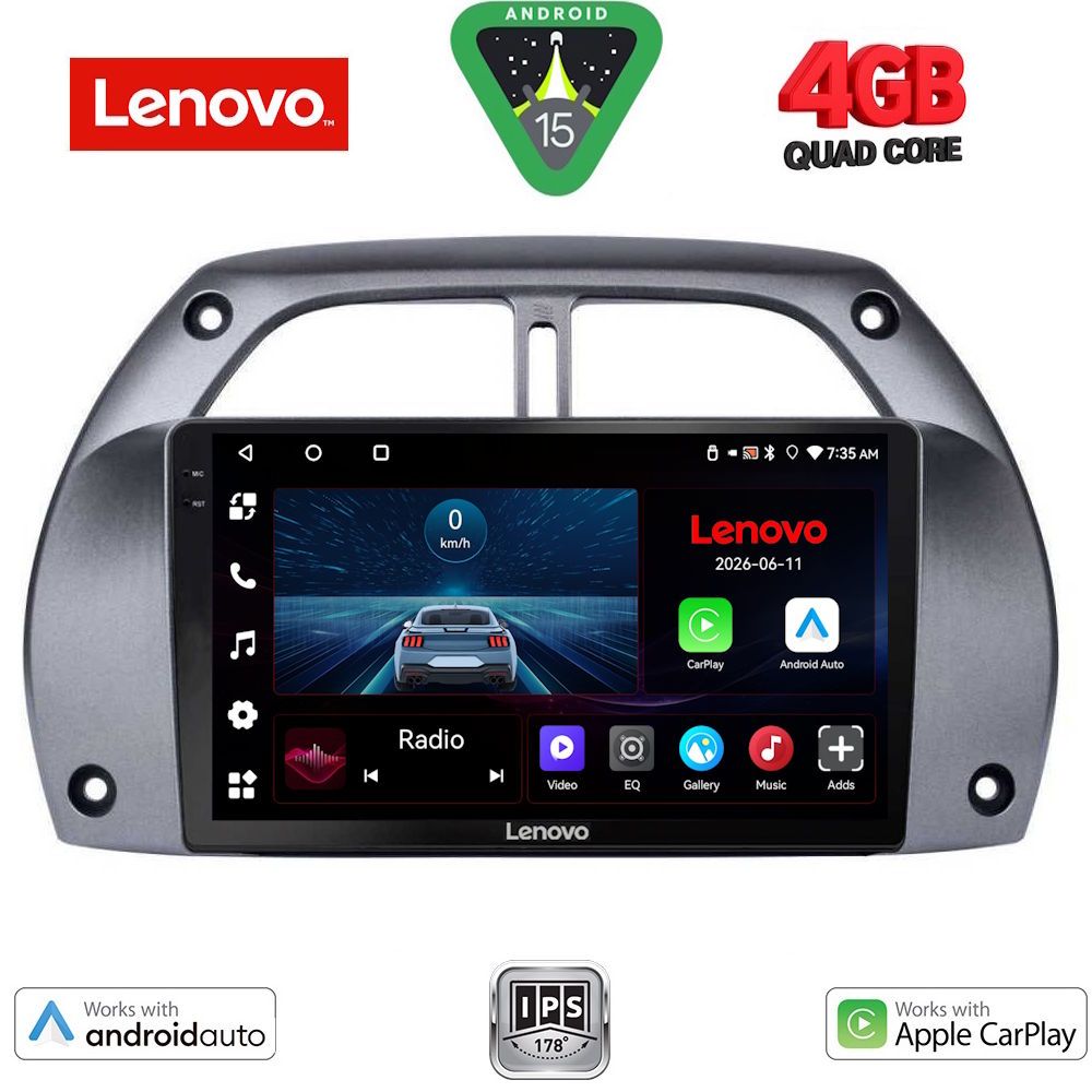 LENOVO LVE 8730_CPAA A/C (9inc) MULTIMEDIA TABLET for TOYOTA RAV 4 mod. 2000-2006