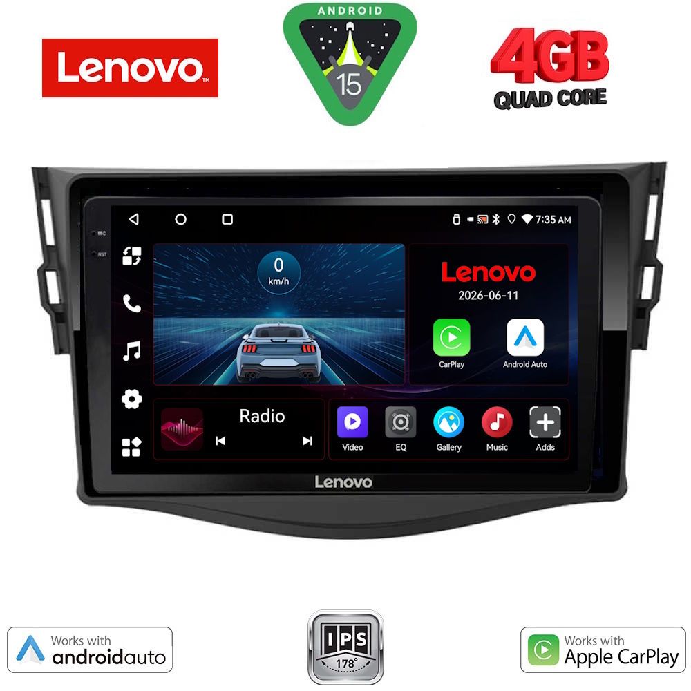 LENOVO LVE 8731_CPAA (9inc) MULTIMEDIA TABLET for TOYOTA RAV 4 mod. 2006-2012