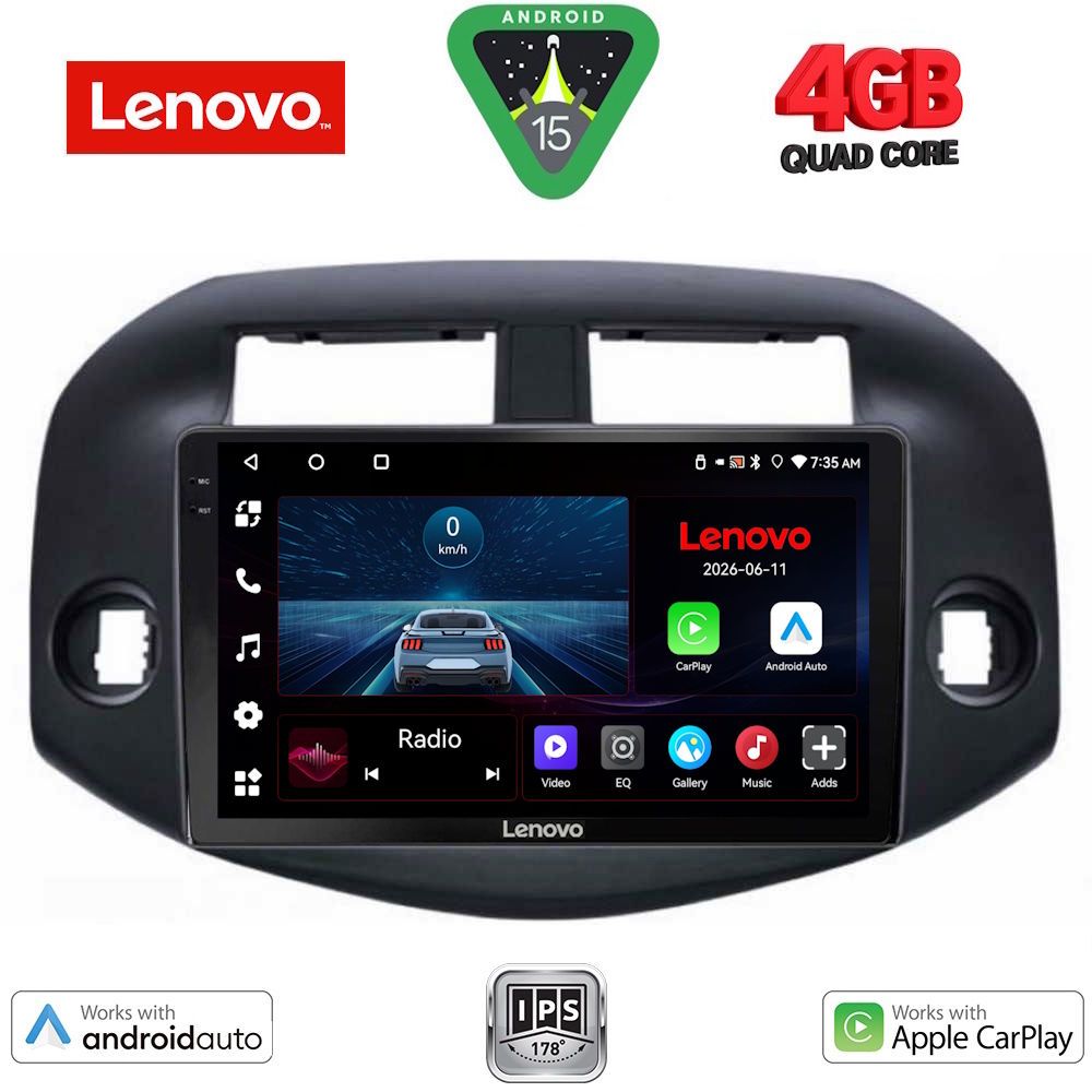 LENOVO LVE 8732_CPAA (10inc) MULTIMEDIA TABLET for TOYOTA RAV 4 mod. 2006-2012