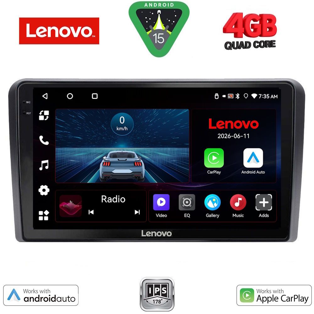 LENOVO LVE 8744_CPAA (9inc) MULTIMEDIA TABLET for GOLF 4 mod. 1998-2003