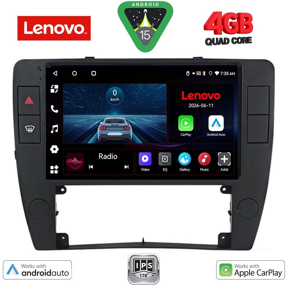 LENOVO LVE 8749_CPAA  (9inc) MULTIMEDIA TABLET for VW PASSAT mod. 2000-2005