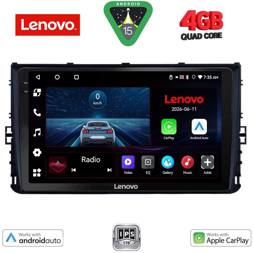 LENOVO LVE 8758_CPAA (9inc) MULTIMEDIA TABLET for VW POLO – TROC – TCROSS mod. 2017>