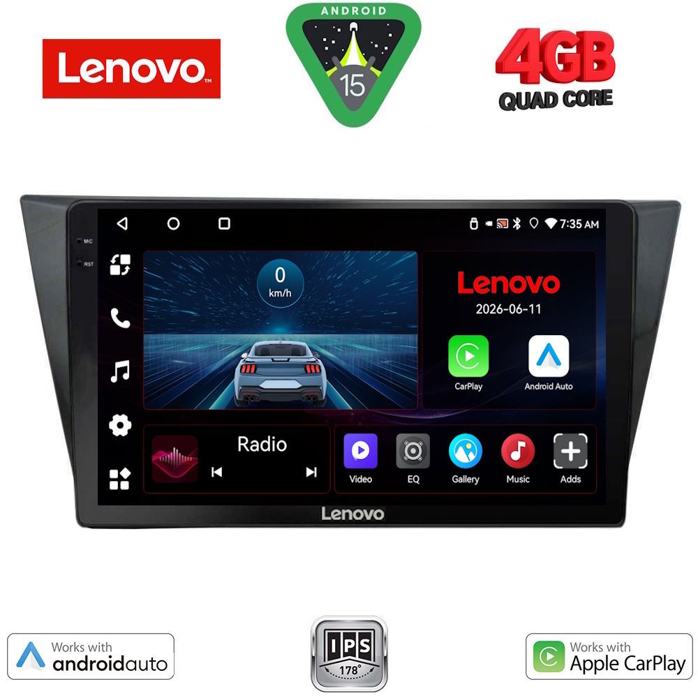 LENOVO LVE 8761_CPAA (10inc) MULTIMEDIA TABLET for VW TIGUAN mod. 2016-2024
