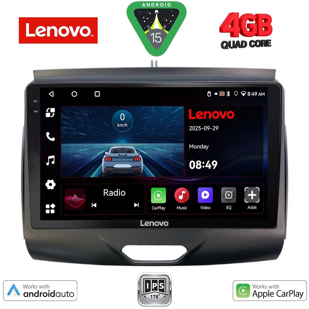 LENOVO LVE 8172B_CPAA (9inc) MULTIMEDIA TABLET for FORD RANGER mod. 2015-2018