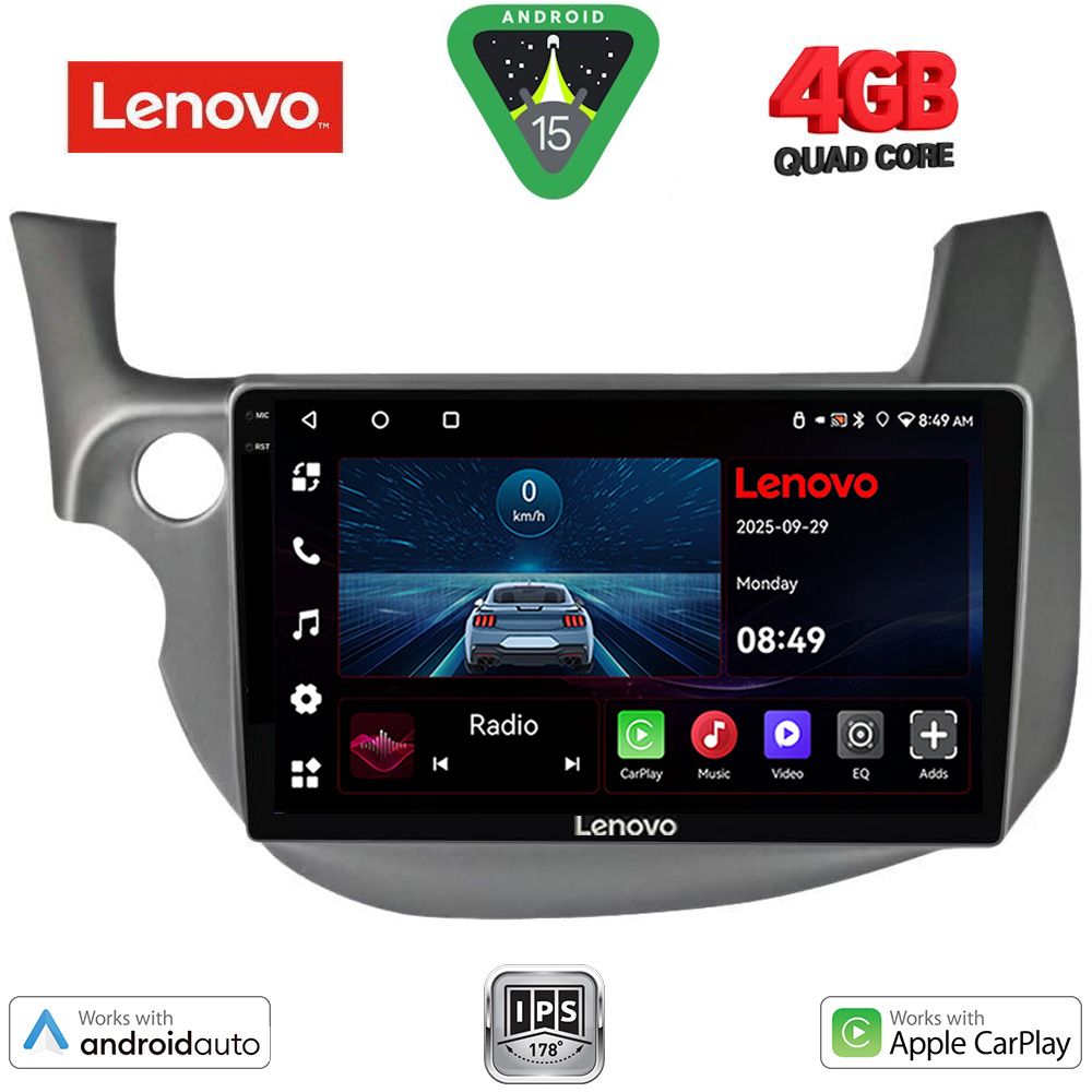 LENOVO LVE 8211_CPAA (10inc) MULTIMEDIA TABLET for HONDA JAZZ mod. 2008-2012